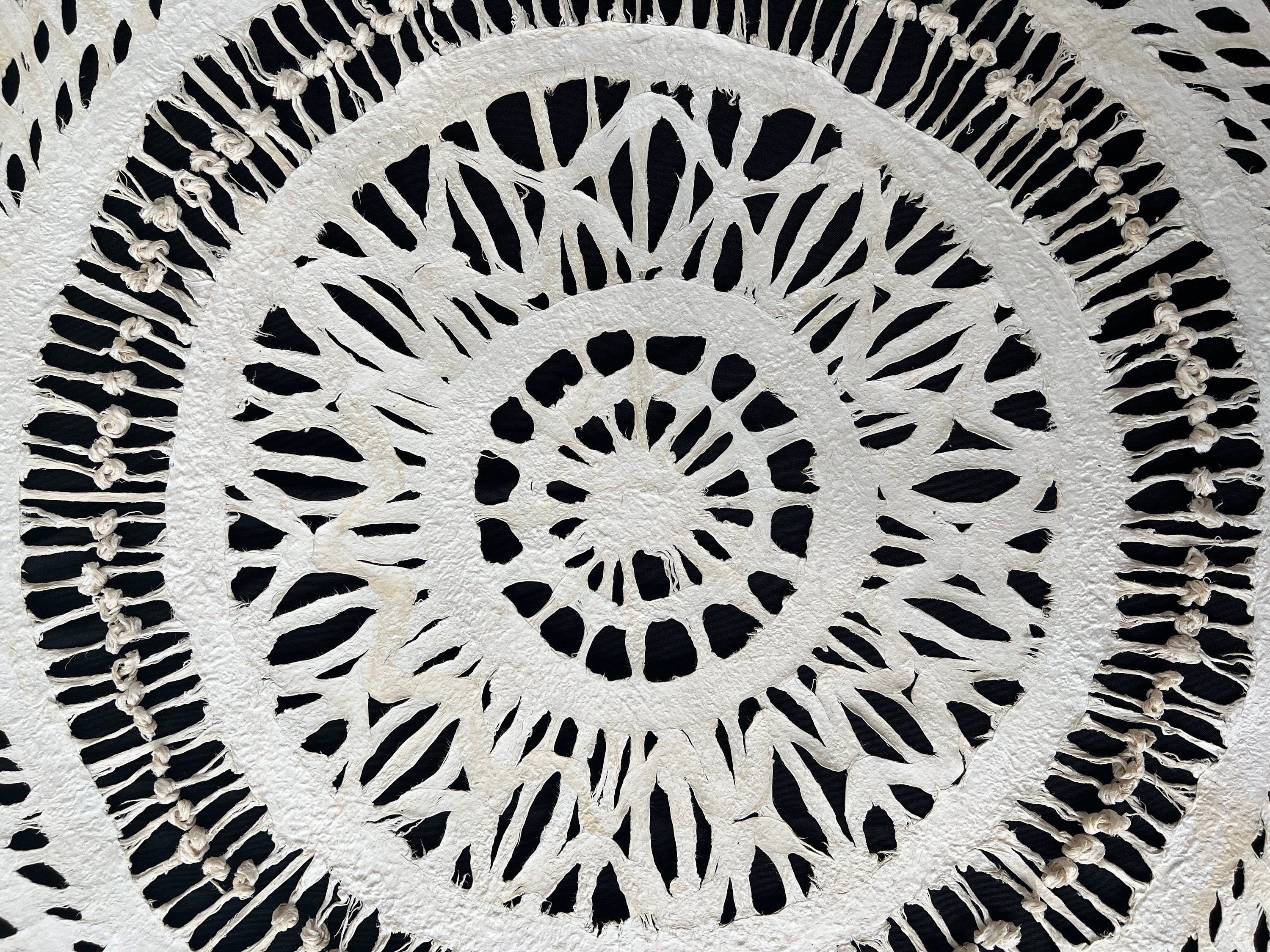 "Spiral Knots" ∙ Amate Art  47"x23.5"  (Unframed)