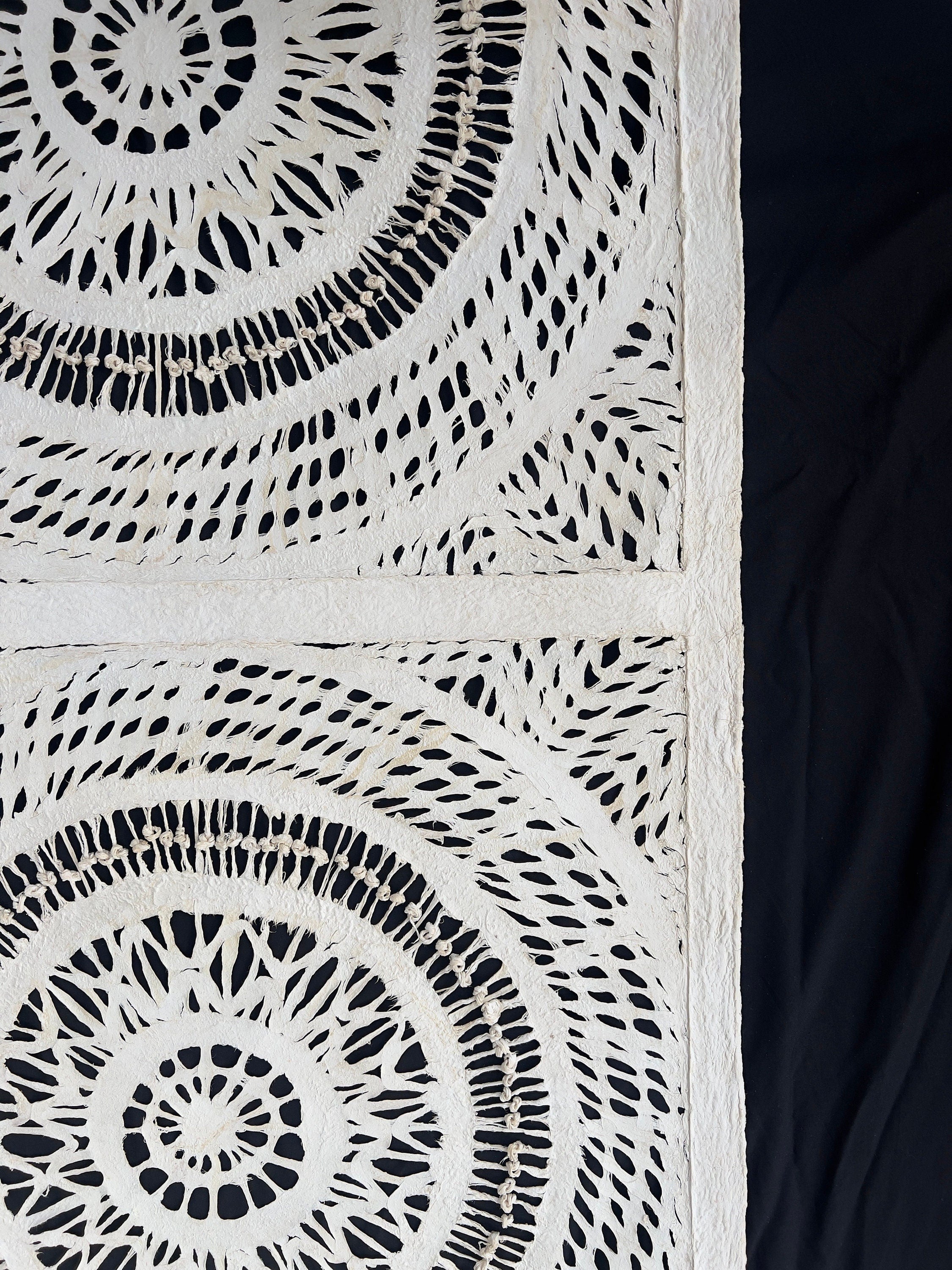 "Spiral Knots" ∙ Amate Art  47"x23.5"  (Unframed)