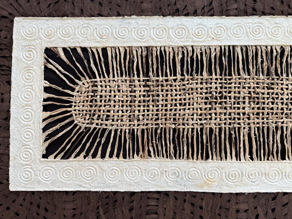 "Basket Weave" ∙ Amate Art  47"x15.5"  (Unframed)
