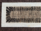 "Basket Weave" ∙ Amate Art  47"x15.5"  (Unframed)