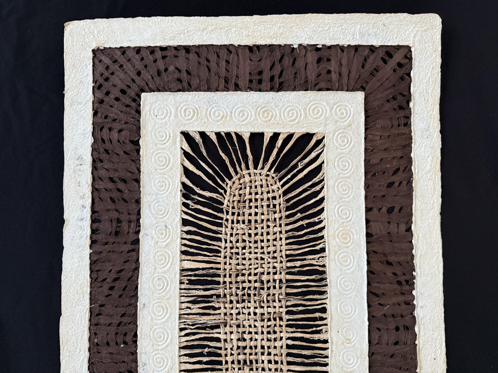 "Basket Weave" ∙ Amate Art  47"x15.5"  (Unframed)