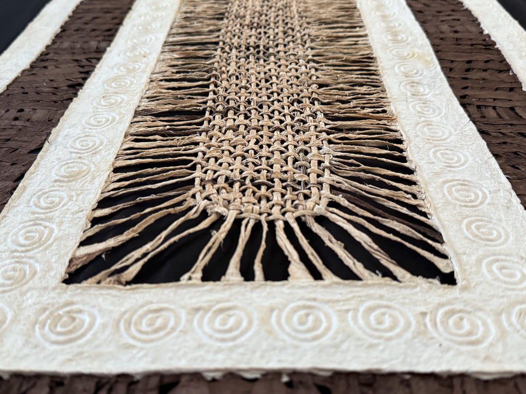 "Basket Weave" ∙ Amate Art  47"x15.5"  (Unframed)