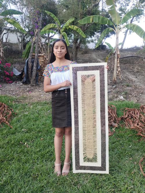 "Basket Weave" ∙ Amate Art  47"x15.5"  (Unframed)