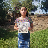 "Knot Weave" ∙ Amate Art  8"x8"  (Unframed)