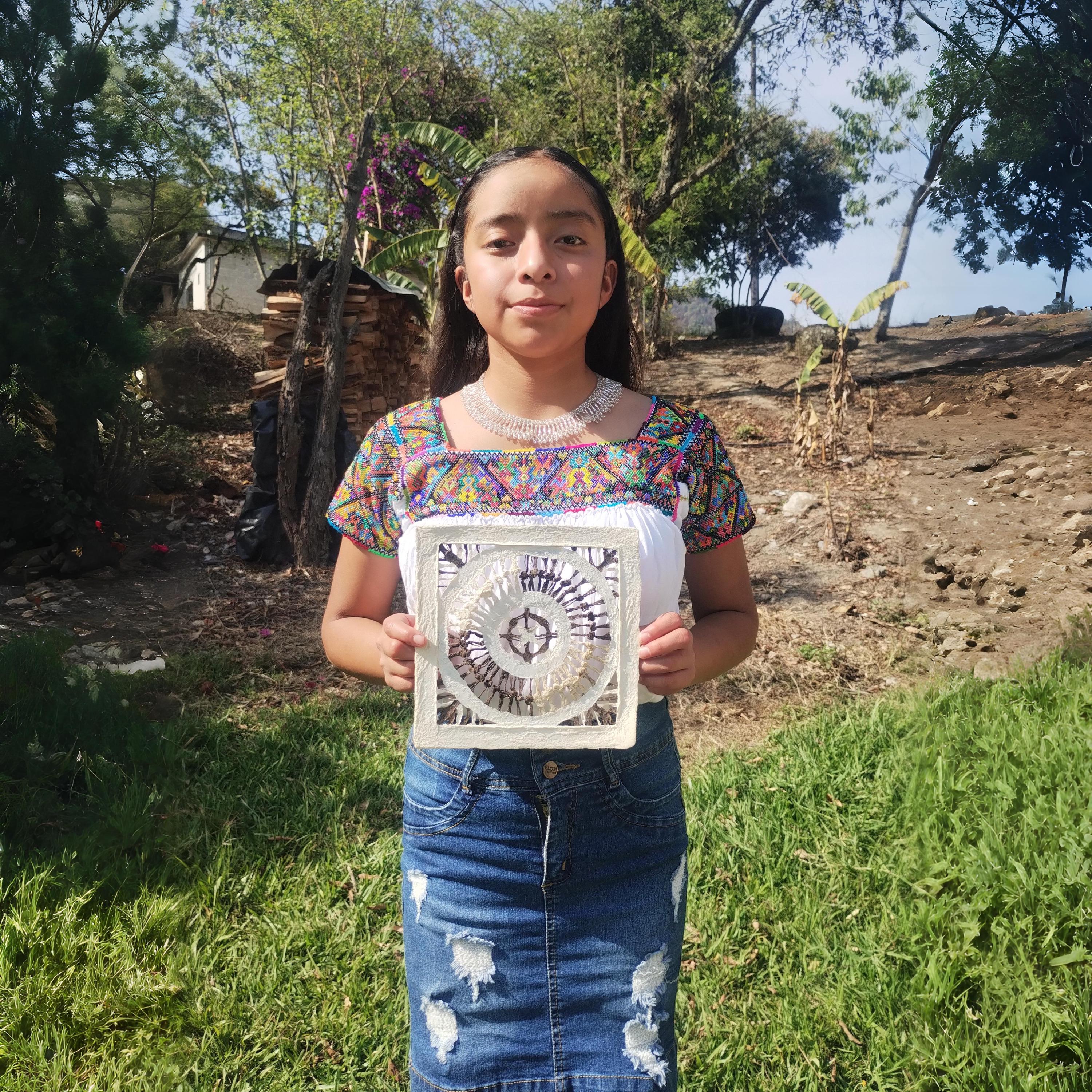 "Knot Weave" ∙ Amate Art  8"x8"  (Unframed)