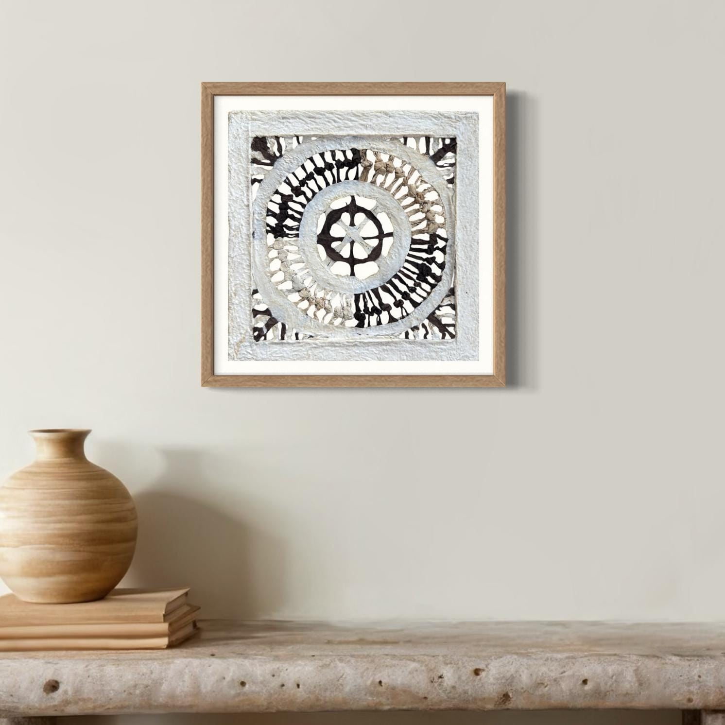 "Knot Weave" ∙ Amate Art  8"x8"  (Unframed)