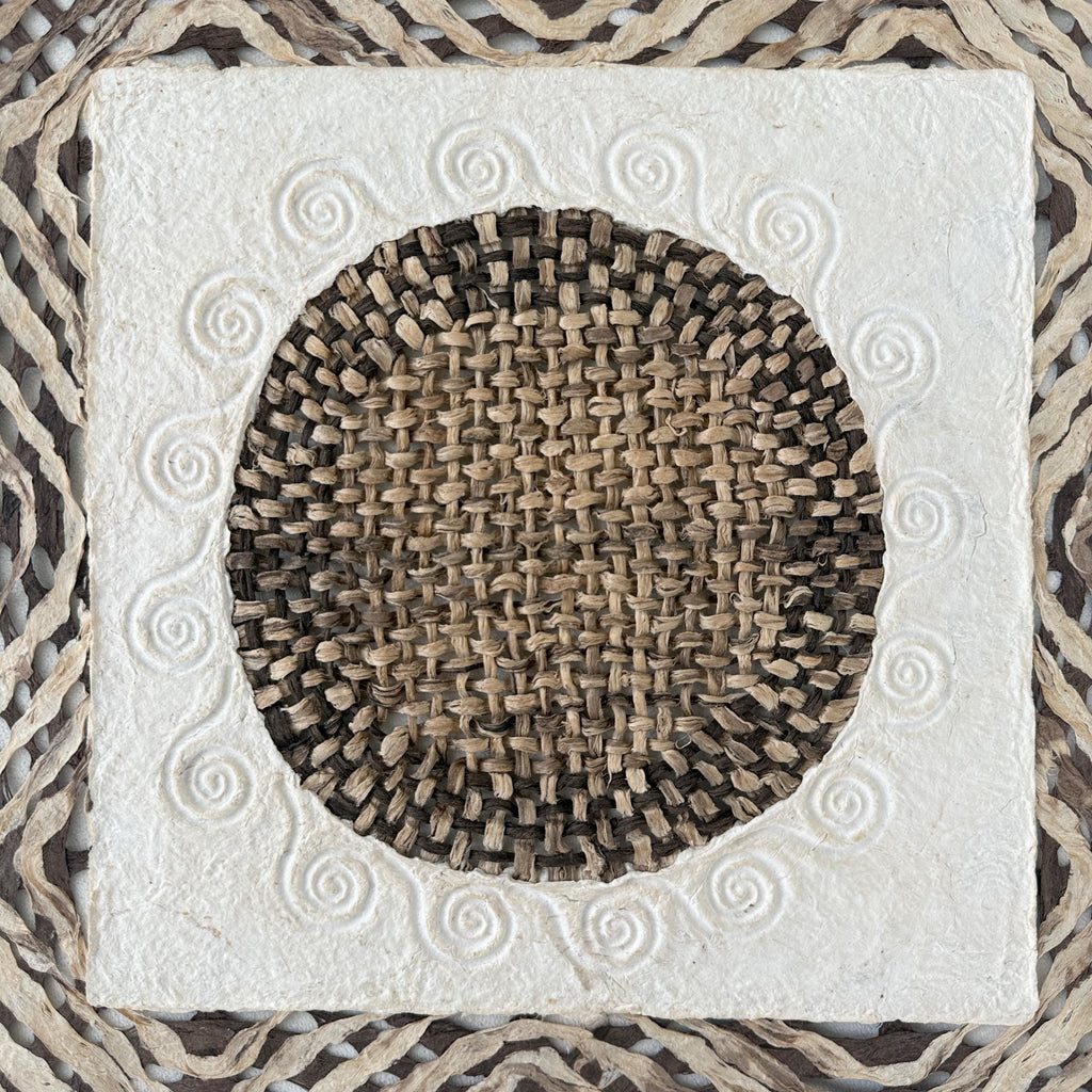 "Halo Circle" ∙ Amate Art  15.75"x15.75"  (Unframed)