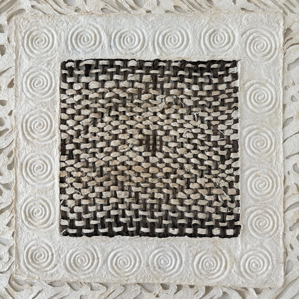 "Spiral Square" ∙ Amate Art  15.75"x15.75"  (Unframed)