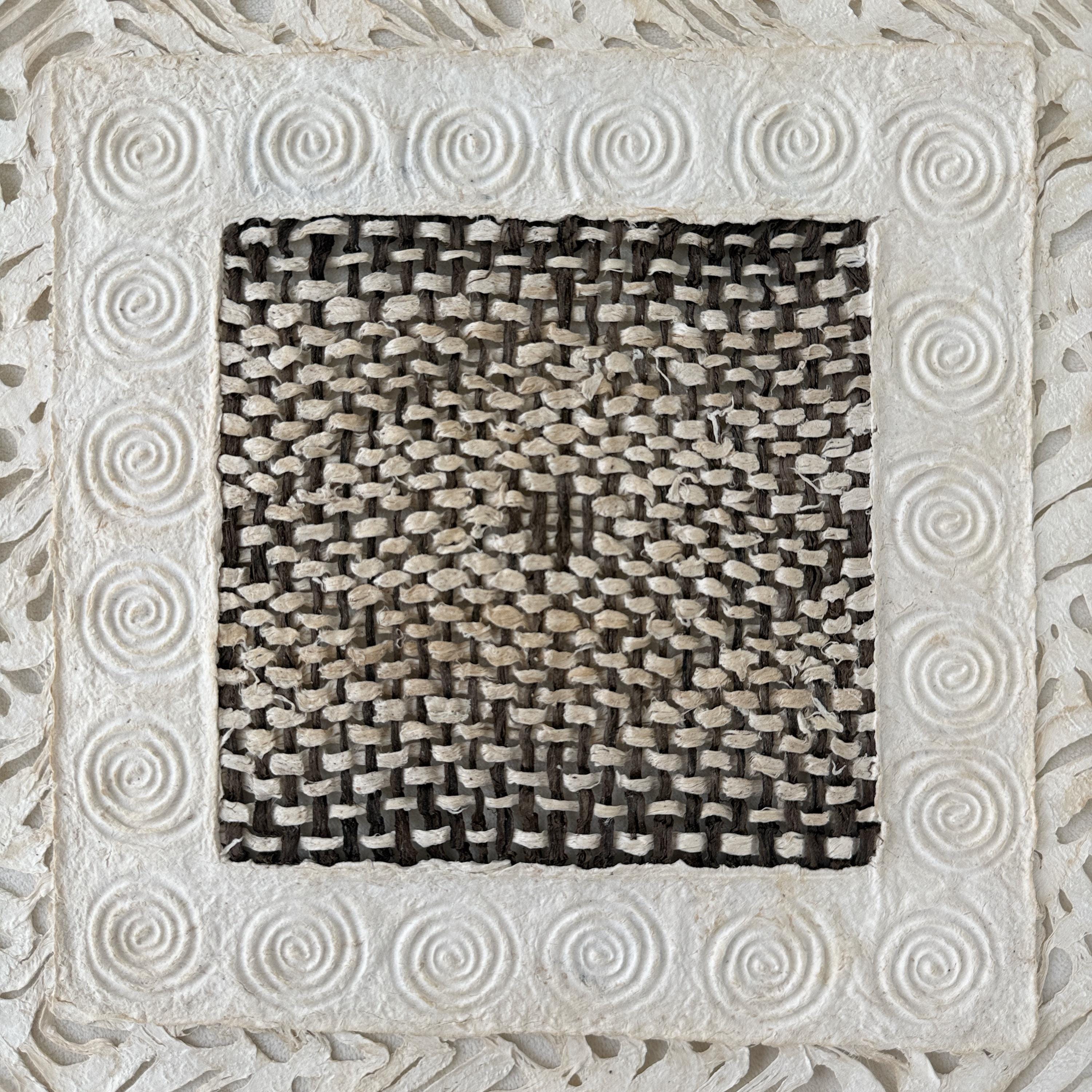 "Spiral Square" ∙ Amate Art  15.75"x15.75"  (Unframed)