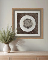 "Diamond Circle" ∙ Amate Art  15.75"x15.75"