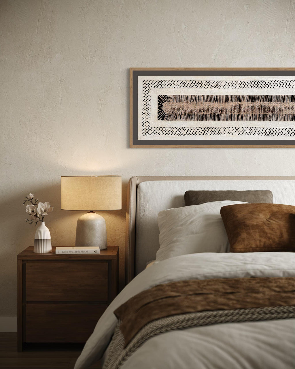 "Basket Weave" ∙ Amate Art  47"x15.5"  (Unframed)