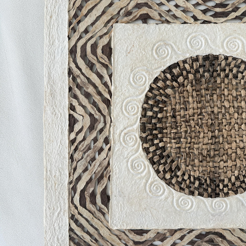 "Halo Circle" ∙ Amate Art  15.75"x15.75"  (Unframed)