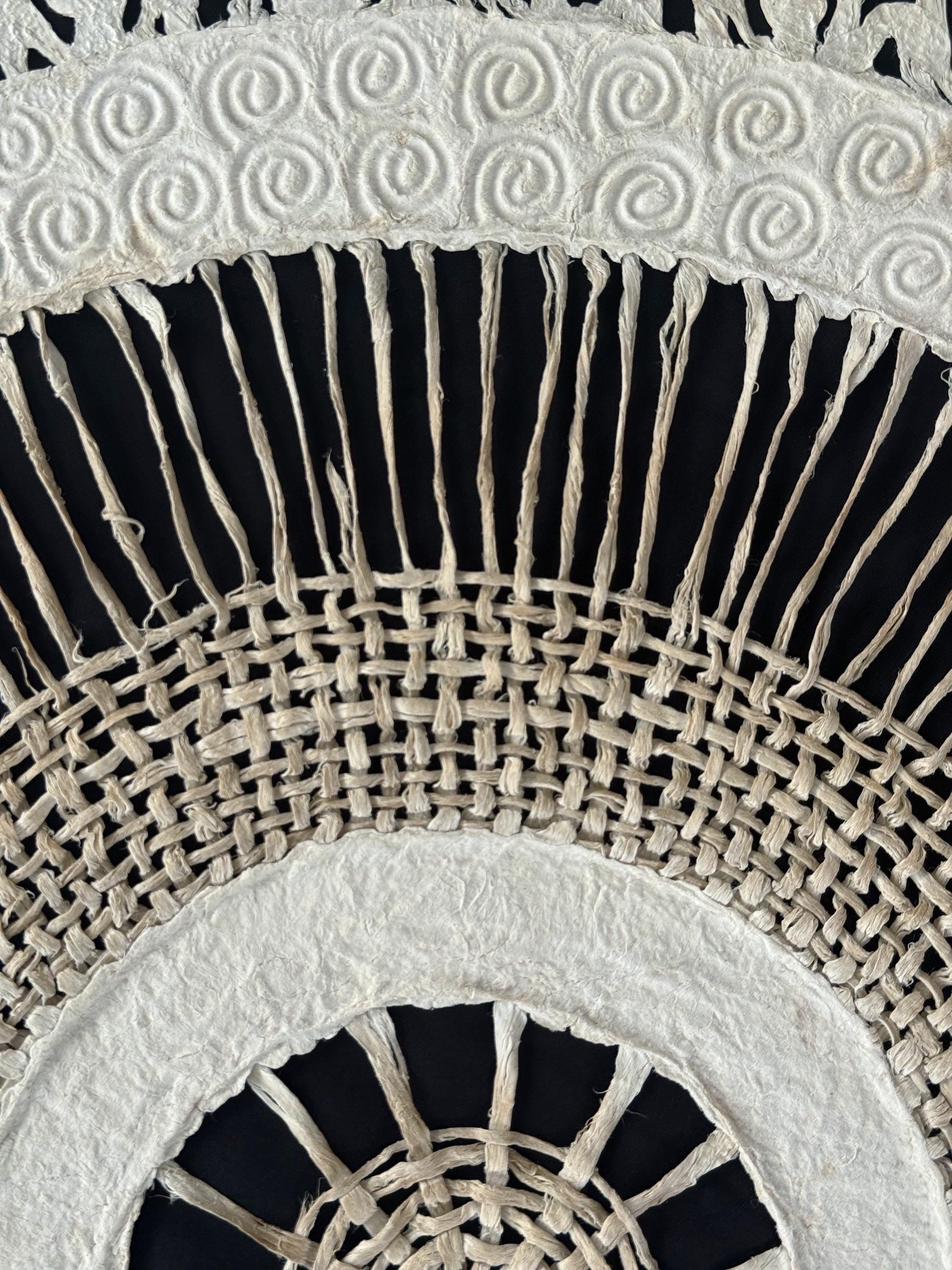 "Circular Weave" ∙ Amate Art  28"x28"  (Unframed)