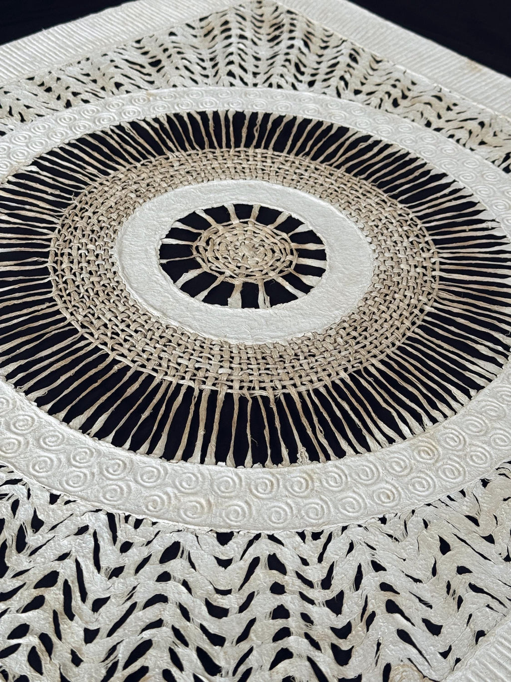 "Circular Weave" ∙ Amate Art  28"x28"  (Unframed)