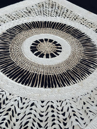 "Circular Weave" ∙ Amate Art  35"x35"  (Framed)