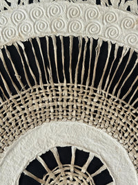 "Circular Weave" ∙ Amate Art  35"x35"  (Framed)