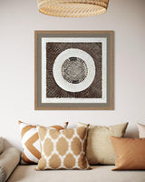 "Diamond Circle" ∙ Amate Art  15.75"x15.75"