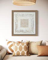 "Square Weave" ∙ Amate Art  15.75"x15.75"  (Unframed)