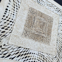 "Square Weave" ∙ Amate Art  15.75"x15.75"  (Unframed)