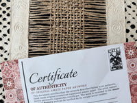 "Basket Weave" ∙ Amate Art  47"x15.5"  (Unframed)