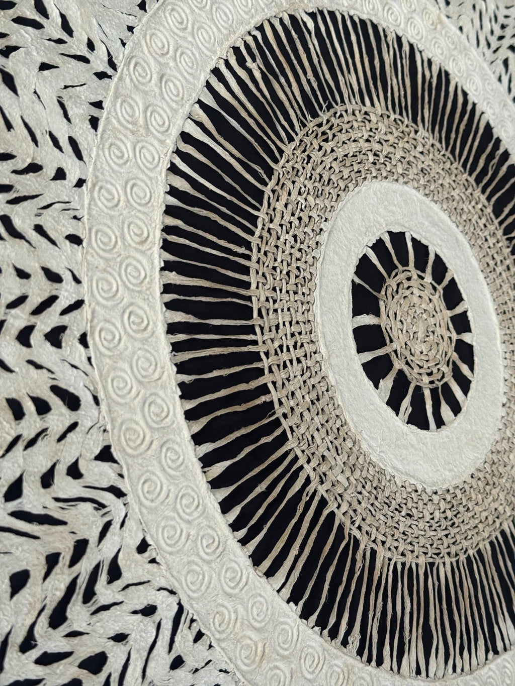 "Circular Weave" ∙ Amate Art  28"x28"  (Unframed)