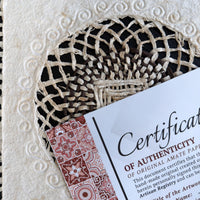 "Square Mandala" ∙ Amate Art  15.75"x15.75"  (Unframed)