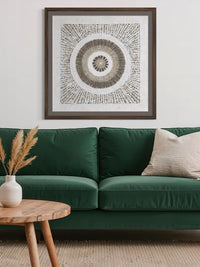 "Circular Weave" ∙ Amate Art  28"x28"  (Unframed)