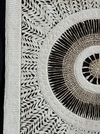 "Circular Weave" ∙ Amate Art  35"x35"  (Framed)