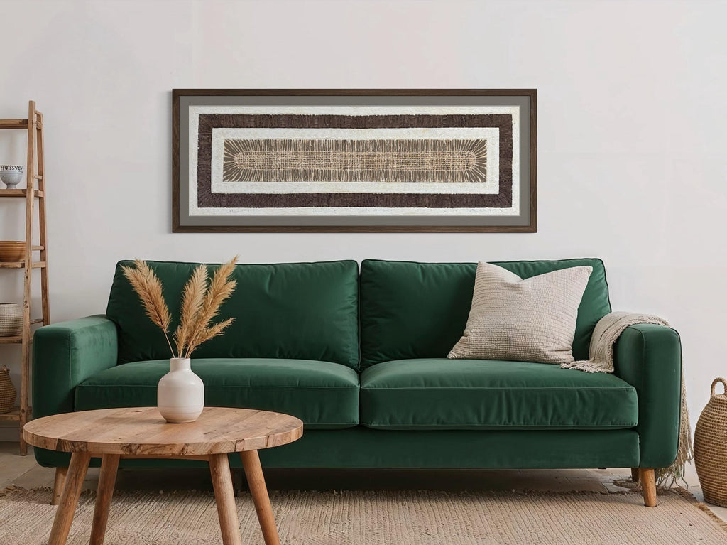 "Basket Weave" ∙ Amate Art  47"x15.5"  (Unframed)