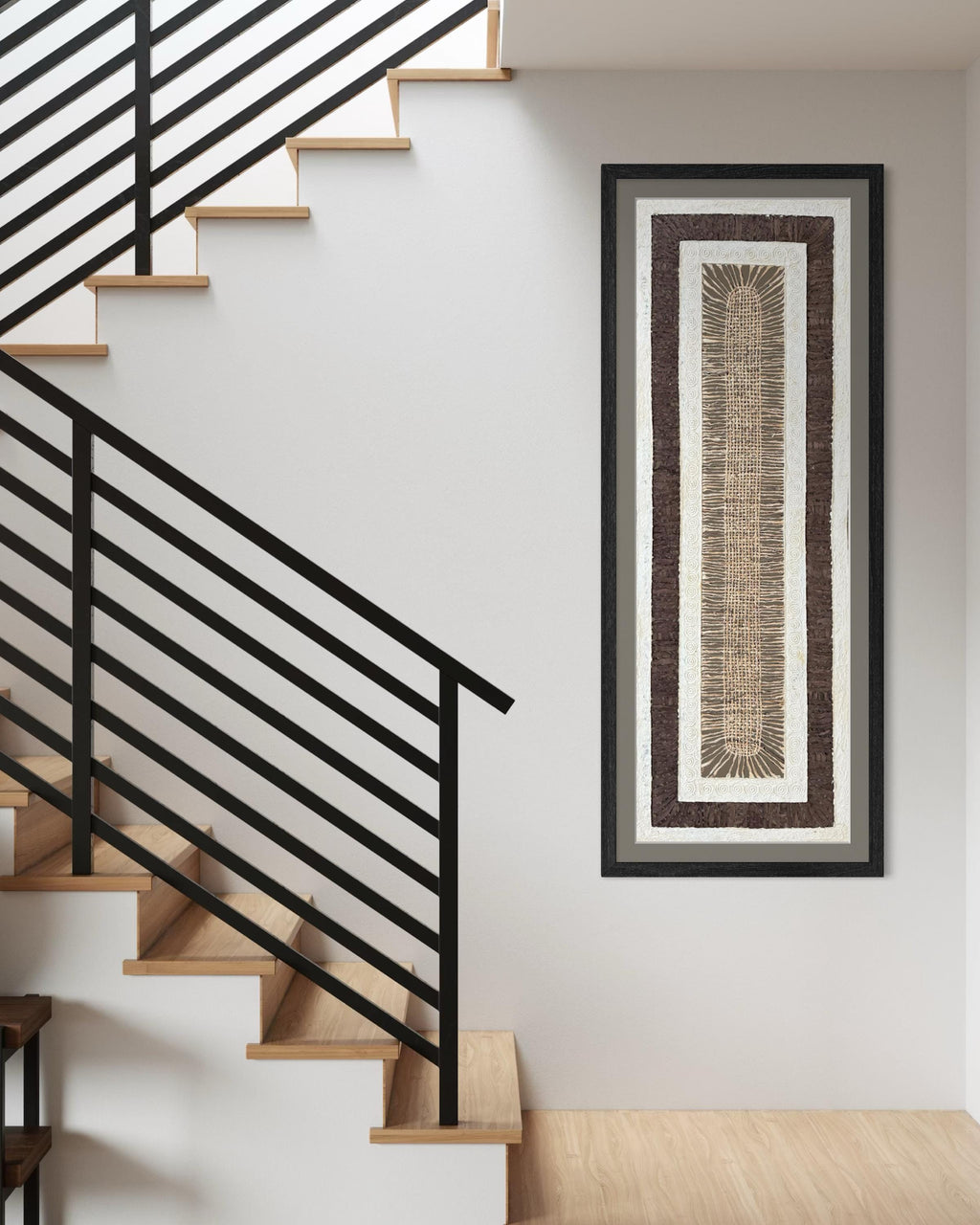 "Basket Weave" ∙ Amate Art  47"x15.5"  (Unframed)