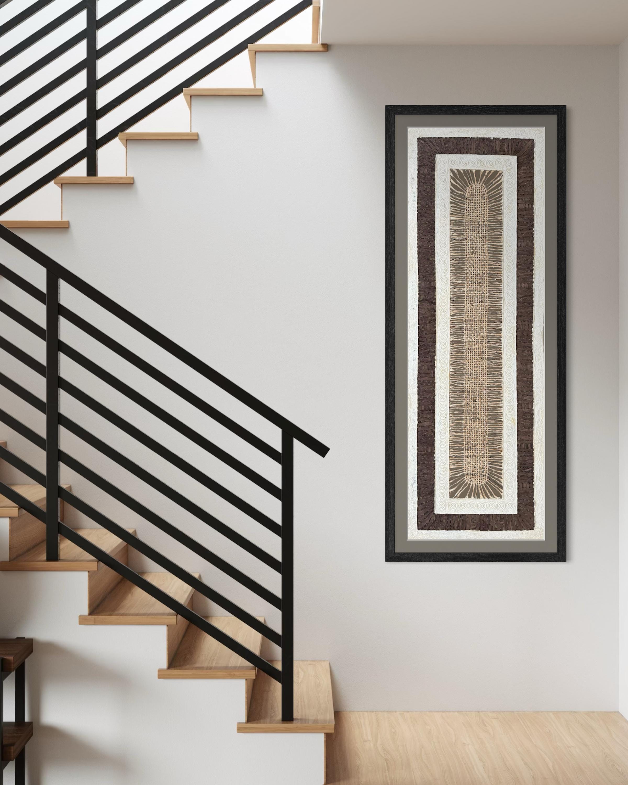 "Basket Weave" ∙ Amate Art  47"x15.5"  (Unframed)