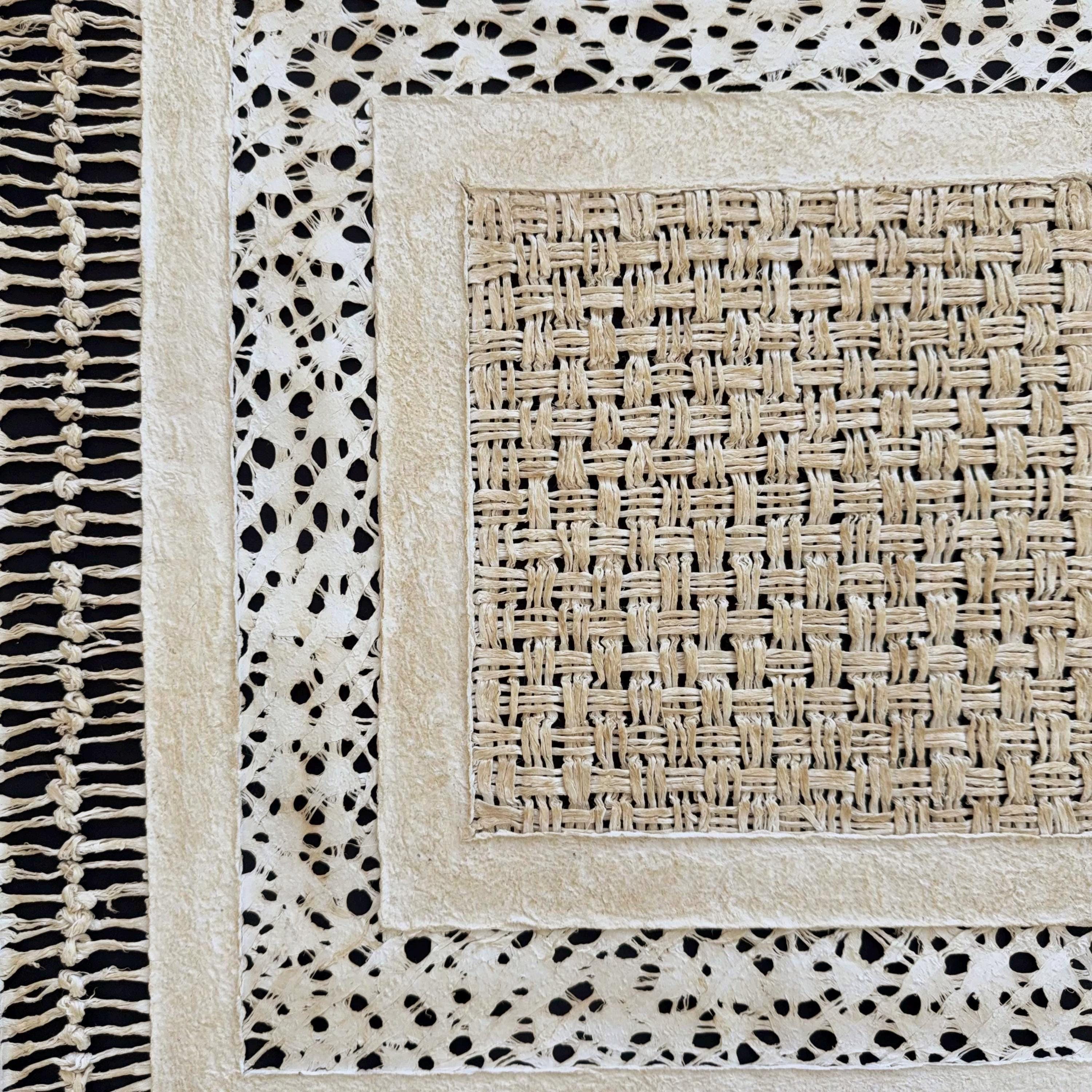 "Mosaic Square" ∙ Amate Art  23.5"x23.5"  (Unframed)