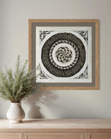 "Lace Mandala" ∙ Amate Art  15.75"x15.75"  (Unframed)