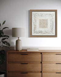 "Square Weave" ∙ Amate Art  15.75"x15.75"  (Unframed)