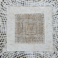 "Square Weave" ∙ Amate Art  15.75"x15.75"  (Unframed)