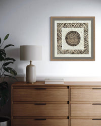 "Halo Circle" ∙ Amate Art  15.75"x15.75"  (Unframed)