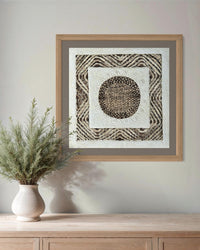 "Halo Circle" ∙ Amate Art  15.75"x15.75"  (Unframed)