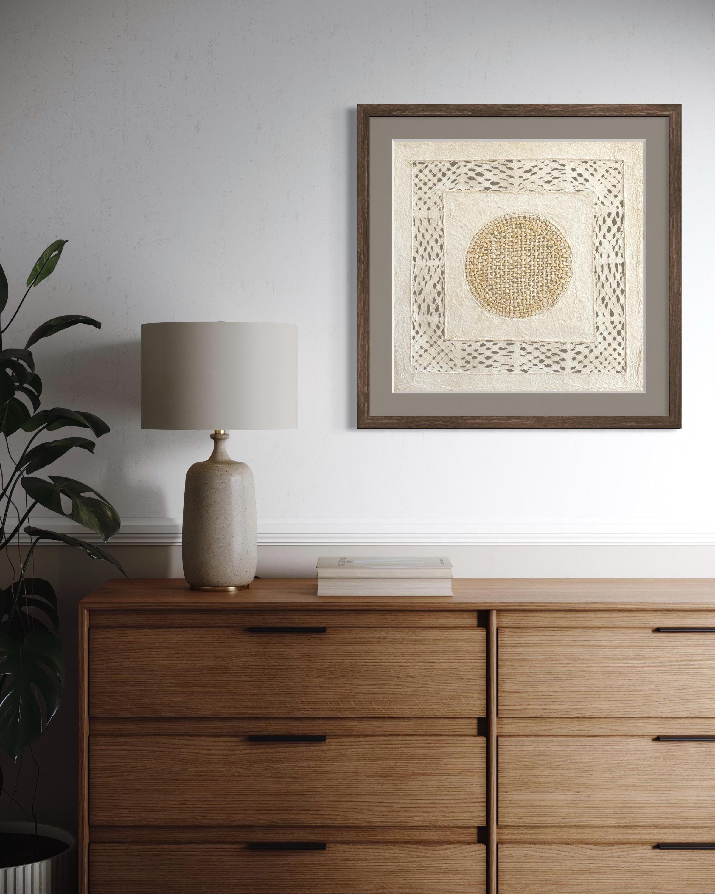 "Circle Weave" ∙ Amate Art  15.75"x15.75"  (Unframed)