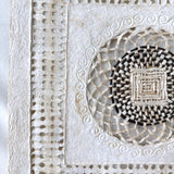 "Square Mandala" ∙ Amate Art  15.75"x15.75"  (Unframed)