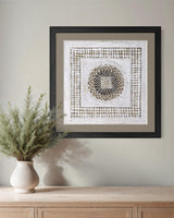 "Square Mandala" ∙ Amate Art  15.75"x15.75"  (Unframed)