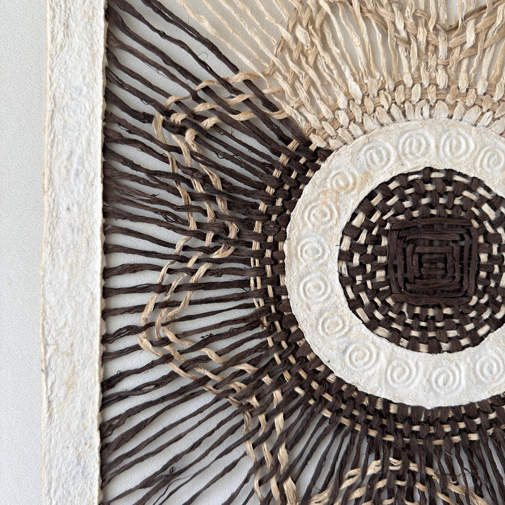 "Sun Weave" ∙ Amate Art  15.75"x15.75"  (Unframed)