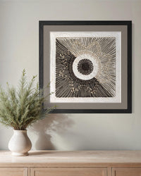 "Sun Weave" ∙ Amate Art  15.75"x15.75"  (Unframed)