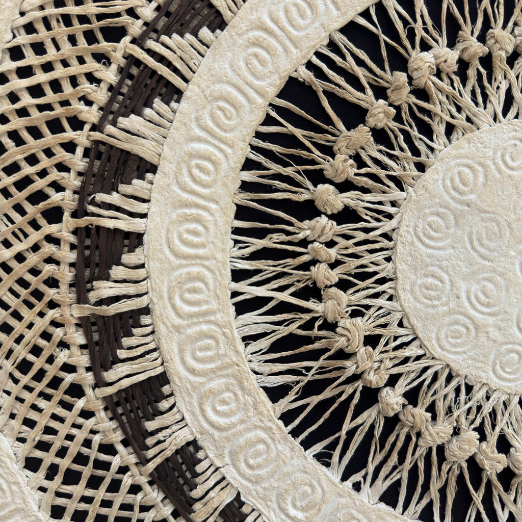 "Woven Mandala" ∙ Amate Art  28"x28"  (Unframed)