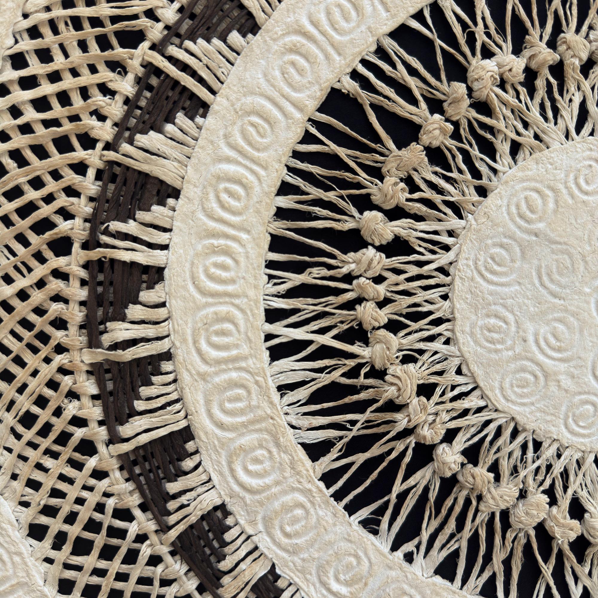 "Woven Mandala" ∙ Amate Art  28"x28"  (Unframed)