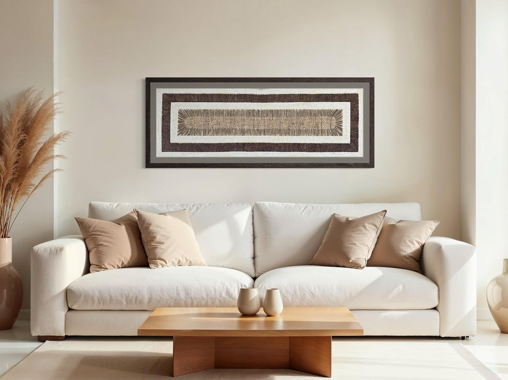 "Basket Weave" ∙ Amate Art  47"x15.5"  (Unframed)