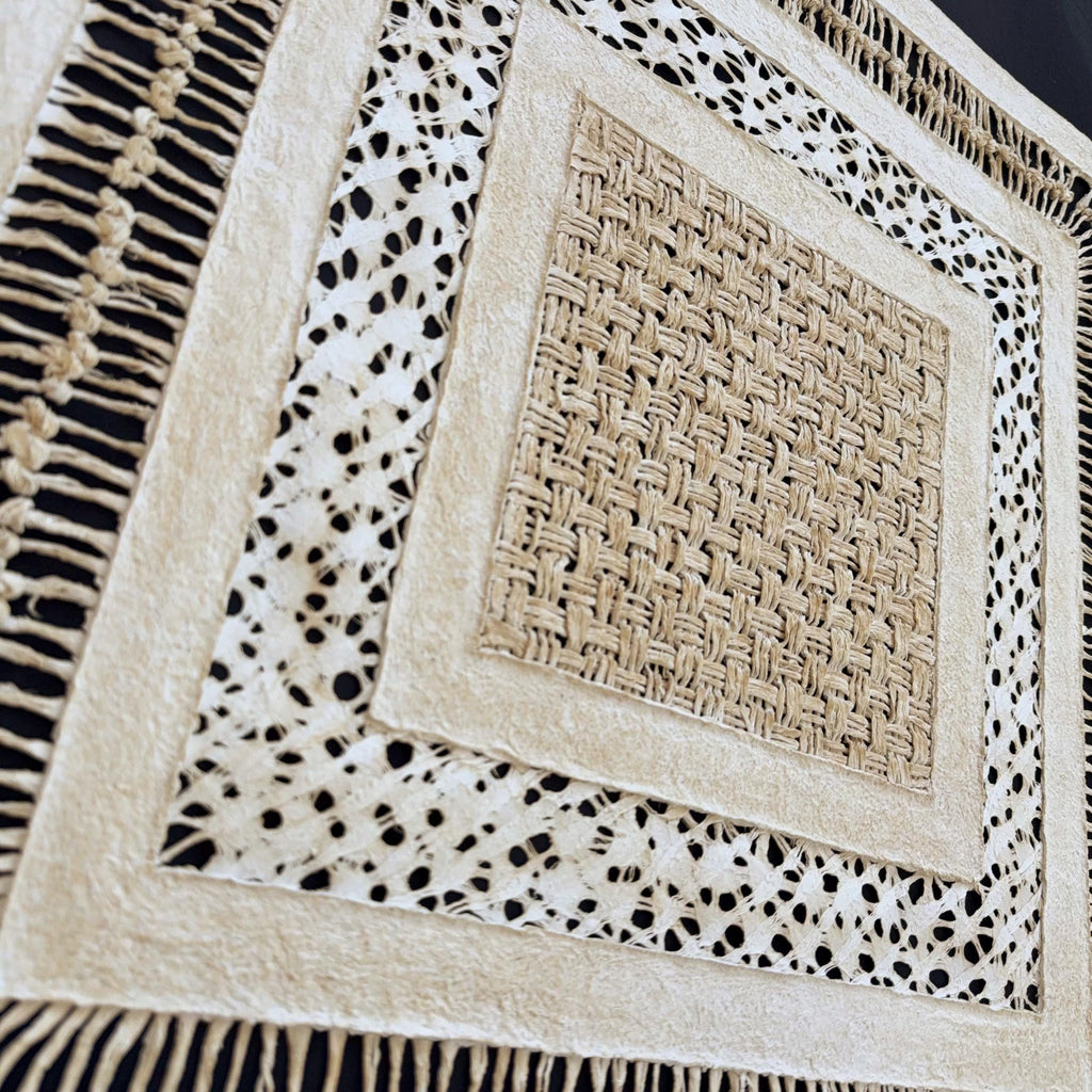 "Mosaic Square" ∙ Amate Art  23.5"x23.5"  (Unframed)