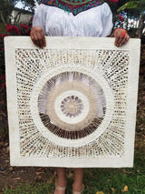 "Circular Weave" ∙ Amate Art  28"x28"  (Unframed)