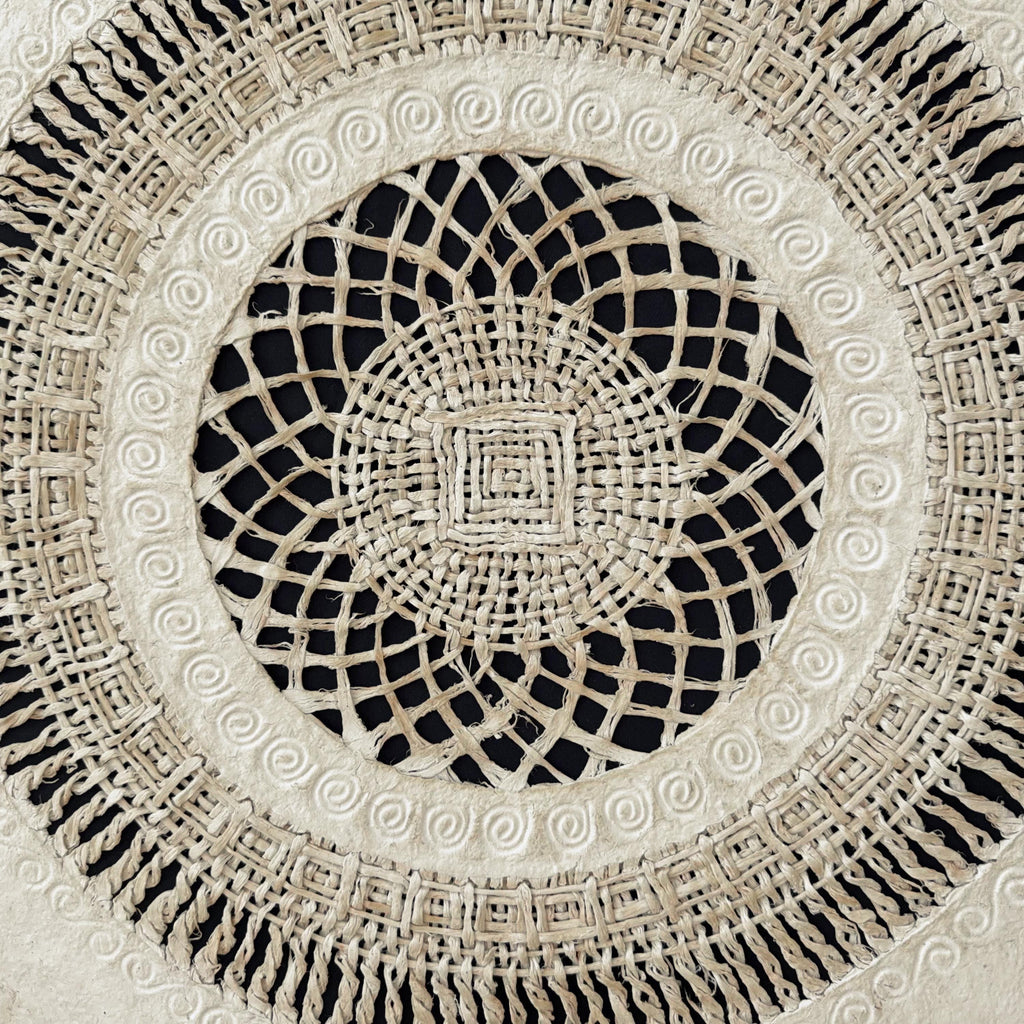 "Lattice Mandala" ∙ Amate Art  28"x28"  (Unframed)