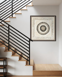 "Lattice Mandala" ∙ Amate Art  28"x28"  (Unframed)