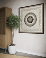 "Lattice Mandala" ∙ Amate Art  28"x28"  (Unframed)